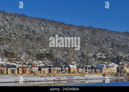 sassonia svizzera, bad schandau, bad schandaus Foto Stock