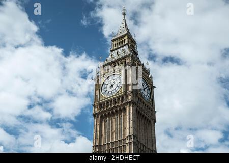 londra, elizabeth tower, londons, big bens, torre dell'orologio, torre dell'orologio, orologio, torre dell'orologio Foto Stock