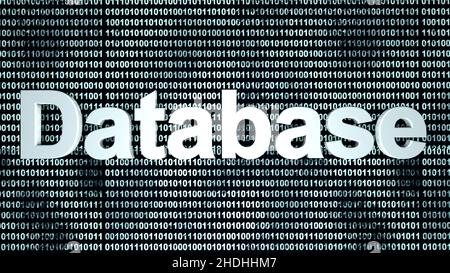 dati, database, dati, database Foto Stock