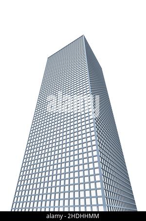 costruzione di uffici, grattacielo, modello artificiale, edifici di uffici, costruzione di servizi, alto, grattacieli, modelli artificiali Foto Stock