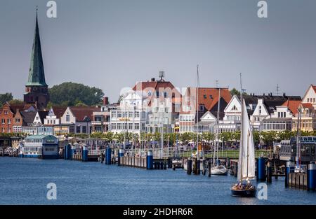 passeggiata, travemünde, passeggiate, travemündes Foto Stock