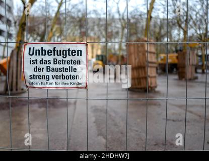 cantiere, senza intorsamento, cantieri, cantieri, cantieri Foto Stock
