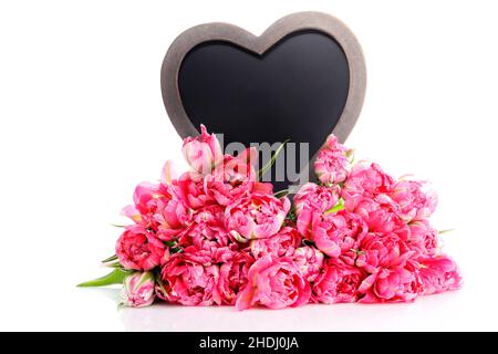 copia spazio, fiore, cuore, giorno delle madri, copyspace, fiori, cuori, madri giorni Foto Stock