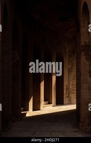 Gli archi di Mitreo a Santa Maria Capua Vetere Foto Stock