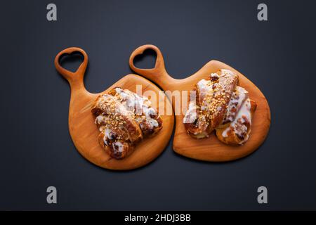 croissant, croissant di st. martin, croissant Foto Stock