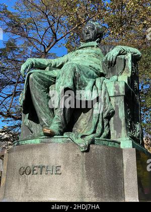 goethe monumento, goethe monumenti Foto Stock