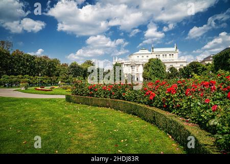 vienna, volksgarten, viennas, volksgarten Foto Stock