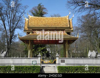 Tempio Siamese Foto Stock