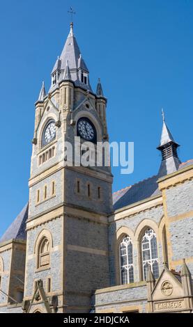 Municipio di Rhyl, Wellington Road, Rhyl, Denbighshire, Galles del Nord, Galles, Regno Unito Foto Stock
