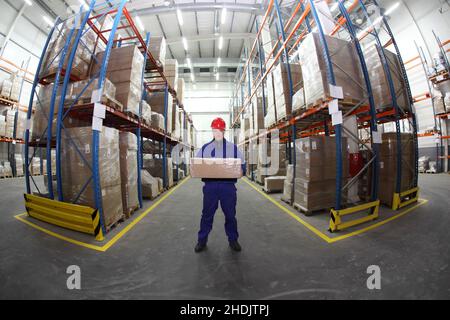 logistica, magazzino, magazzino, logistica, commercio, magazzini, addetti al magazzino Foto Stock