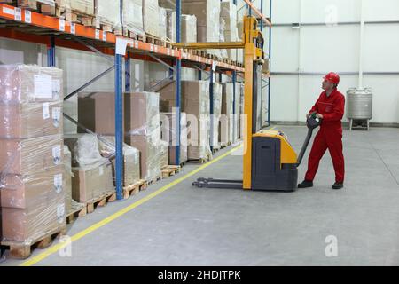 logistica, magazzino, magazzino, logistica, commercio, magazzini, addetti al magazzino Foto Stock