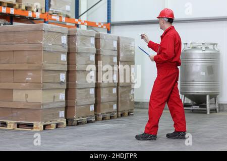 logistica, magazzino, magazzino, logistica, commercio, magazzini, addetti al magazzino Foto Stock