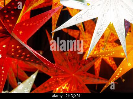 avvento, poinsettia, avvento, poinsettias Foto Stock
