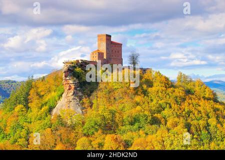 Sul reichsburg trifels Foto Stock