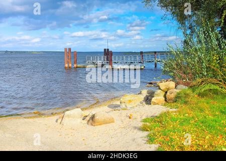 brandeburgo, Distretto dei Laghi Lusatian, Lago Senftenberg, Brandenburgs Foto Stock