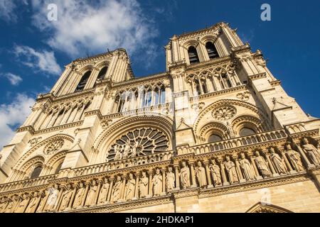 stile gotico, notre dame, stili gotici, notre dames Foto Stock