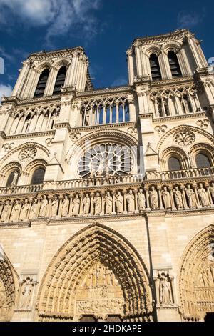 parigi, notre dame, notre dames Foto Stock