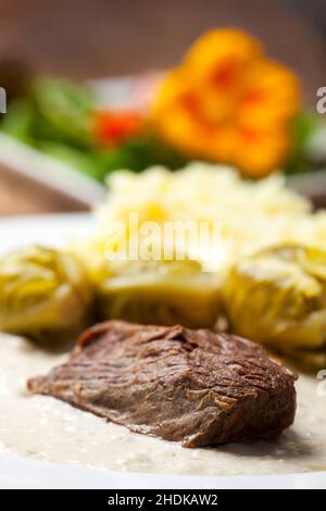 pranzo, tafelspitz, pranzo, tafelspitzs Foto Stock