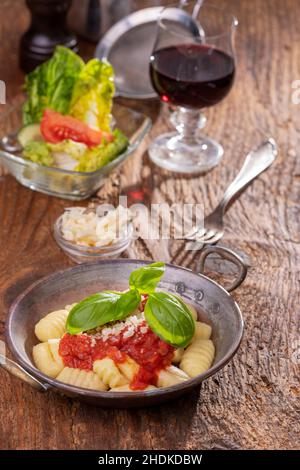 napoli, gnocchi, napolis, gnocchi Foto Stock