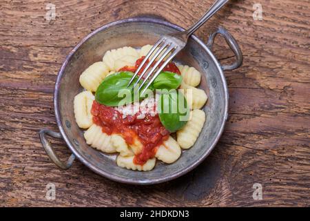 gnocchi, gnocchi Foto Stock
