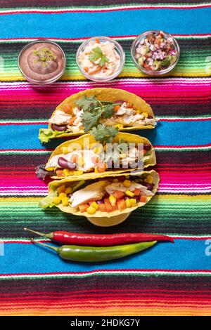 taco, cucina messicana, tacos, cucina messicana, cibo messicano Foto Stock