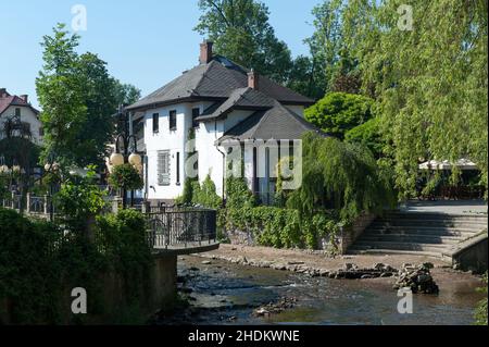 Polanica-Zdrój, Contea di Klodzko, Voivodato della bassa Slesia, Polonia Foto Stock