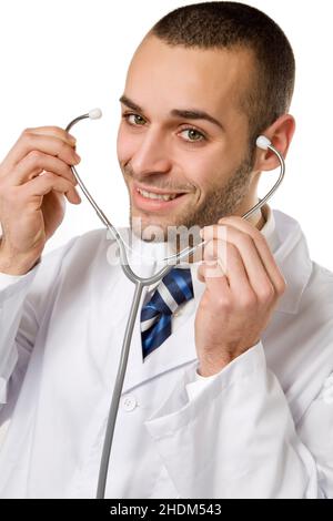dottore, stetoscopio, dottori, stetoscopi Foto Stock