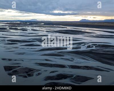 deserto, fiume, jökulsá á fjöllum, deserti, wüste, fiumi Foto Stock