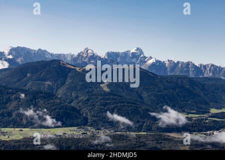 gailtal, alpi giulie, alpe villacher, gailtals Foto Stock