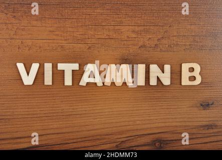 lettere, asse, vitamina b, lettera, assi Foto Stock