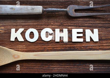 cucinare, cucinare Foto Stock