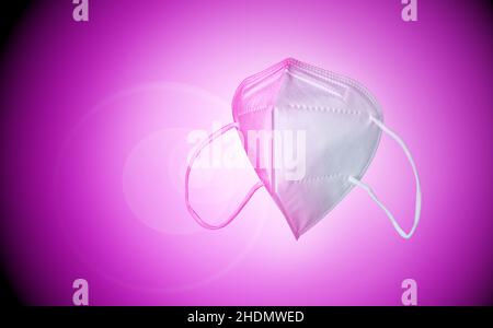 protezione del boccaglio, maschera respiratore, ffp2, protezione della bocca e del naso, protezioni del boccaglio, maschere respiratori Foto Stock