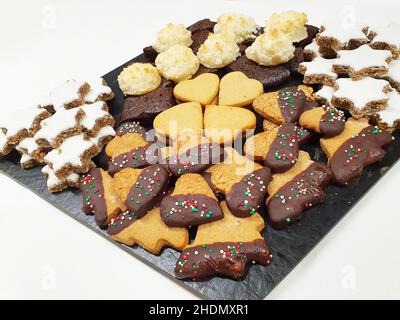 torte, dolci a forma di stella, deliziosa torta da dessert Foto Stock