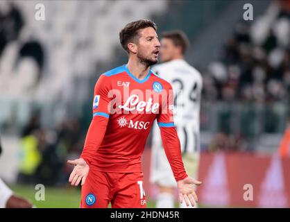 Torino, Italia. 22nd Dic 2021. Juventus Napoli, 06 gennaio 2022, Stadio Allianz, Torino Credit: Nderim Kaceli/Alamy Live News Foto Stock