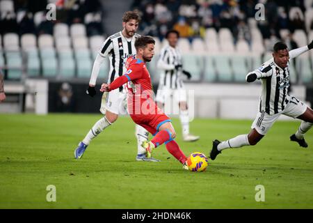 Torino, Italia. 22nd Dic 2021. Juventus Napoli, 06 gennaio 2022, Stadio Allianz, Torino Credit: Nderim Kaceli/Alamy Live News Foto Stock