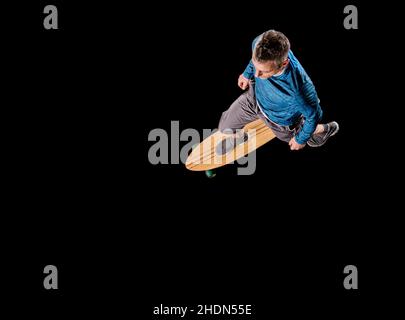 skater, skateboard, longboard, skater, skateboard, skateboard, longboard Foto Stock