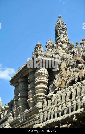 palais idéal, palais idéal du facteur cheval Foto Stock