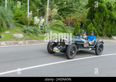 oldtimer, auto da corsa, scena, oldtimers, auto da corsa, auto da corsa, auto da corsa, auto da corsa, auto da corsa, auto da corsa, auto da corsa, rally, schennas Foto Stock