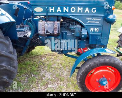 trattore, hanomag, trattori Foto Stock