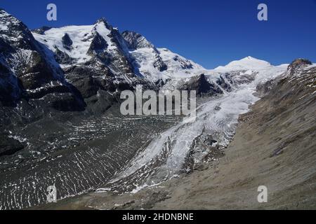 ghiacciaio, grossglockner, ghiacciai, grossglockner Foto Stock