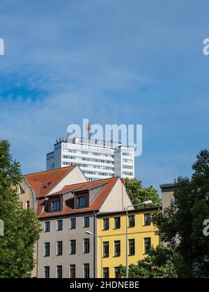 casa, rostock, case, rostock Foto Stock