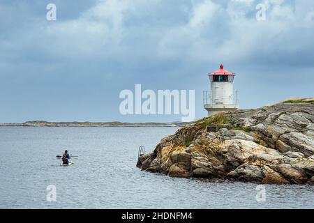 faro, paddling, giardino affilato, fari, schärengartens Foto Stock