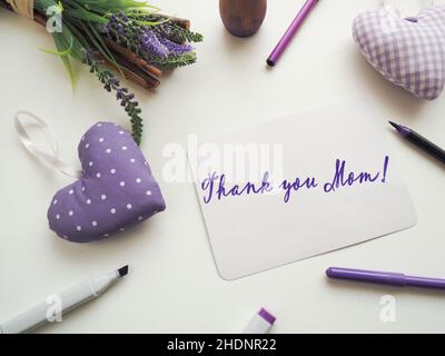 giorno delle madri, grazie mamma, giorni delle madri Foto Stock