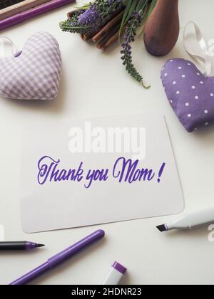 giorno delle madri, grazie mamma, giorni delle madri Foto Stock