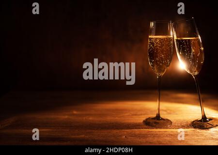 frizzante, toast, toast Foto Stock