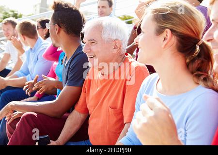 tifosi, eventi sportivi, tifosi, eventi sportivi Foto Stock