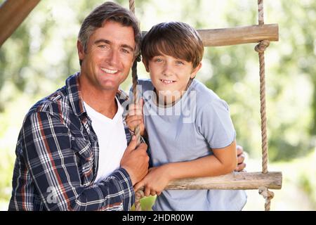 padre, infanzia, figlio, papà, padri, bambini, bambini, bambini, bambini, figli Foto Stock