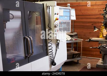 fresatrice, macchina utensile, macchina cnc, fresatrice, cnc, macchine Foto Stock