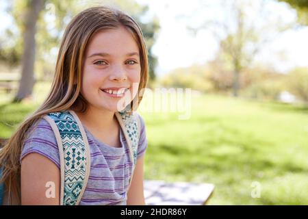 ragazza, ritratto, ragazze, ritratti Foto Stock