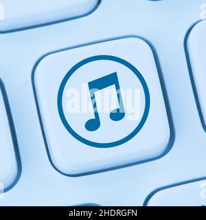 musica, partiture, online, e-commerce, streaming musicale, musiche, partitura, online, commercio Foto Stock